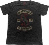 Tshirt Homme Slipknot - XS- Patched-Up Vintage Zwart