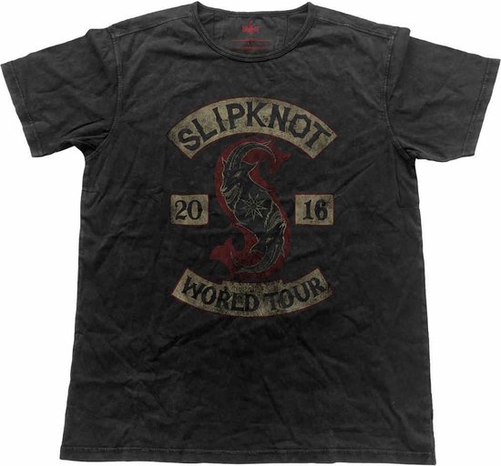 Slipknot - Patched-Up Vintage Heren T-shirt - XS - Zwart