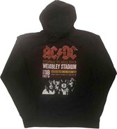 AC/DC Hoodie/trui -M- Wembley '79 Eco Zwart