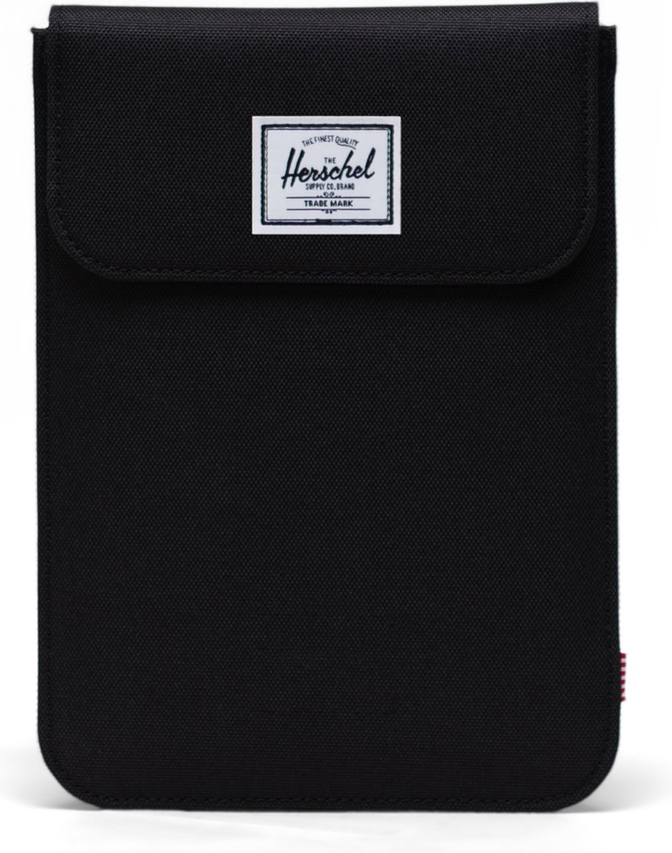 Spokane Sleeve 8 Inch - Black / Tijdloze laptophoes met magnetische sluiting & fleece voering - voor Macbook - Thinkpad / Beperkte Levenslange Garantie / Zwart