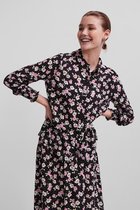 Pieces Blouse Pcvatilda Ls Shirt Bc 17124377 Black/with Flowers Dames Maat - L