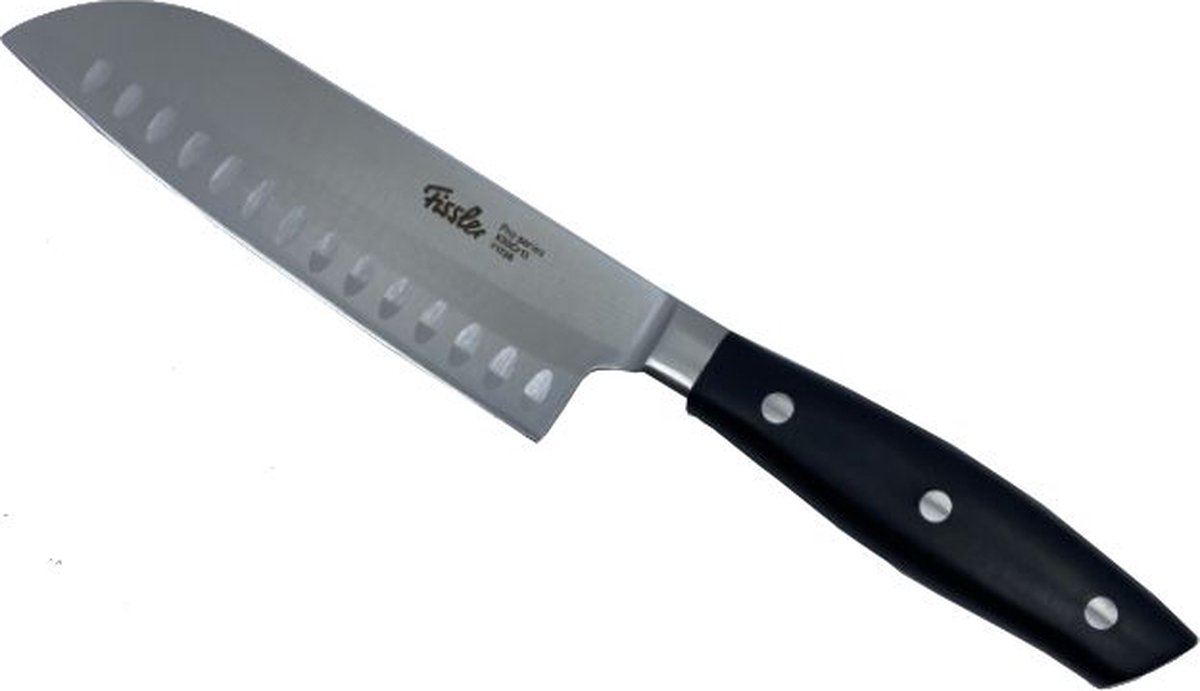 Fissler Couteau Santoku PROFI 165mm - Haute qualité, lame 16,5cm