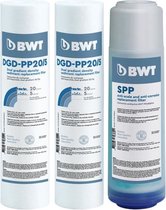 BWT Pakket met 3 vervangingspatronen tegen onzuiverheden, kalkaanslag en corrosie