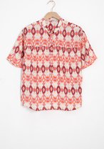 Sissy-Boy - Roze blouse met ikat print