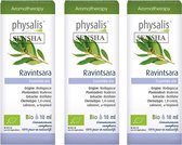 Ravintsara 3 STUKS Physalis Etherische Olie Bio Etherische Olie 10ml - Diffuser & huid