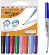 BIC Velleda Whiteboard markers met Etui - Diverse kleuren - 8 stuks