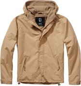 Urban Classics Windbreaker jacket -6XL- Frontzip Beige