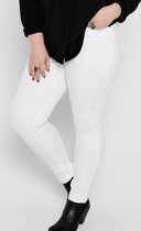 Only Carmakoma caraugusta high waist skinny jeans wit maat 52/30