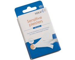 Heka Sensitive pleister - 10 strips van 10 x 6 cm - Wondpleister voor gevoelige huid
