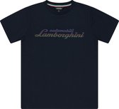 Automobili Lamborghini t-shirt donkerblauw maat 158/164