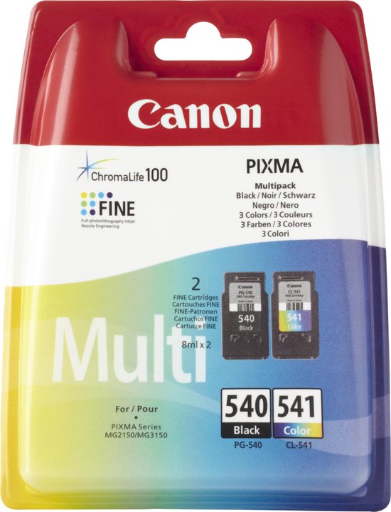 Canon PG-540/CL-541 - Inktcartridge - Zwart / Kleur