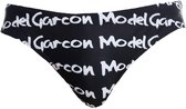 Garçon BLACK GRAFFITI Swim Brief - MAAT L - Heren Ondergoed - Slip voor Man - Mannen Slip