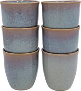 Lavandoux - Mokken - Ceramic - Boho - Lila - 180ml - Set van 6