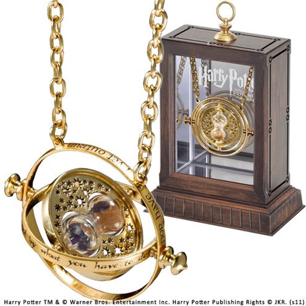Noble Collection Harry Potter Time Turner ketting goudkleurig thumbnail 6