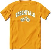 Bike EssentialsT-Shirt | Souvenirs Holland Kleding | Dames / Heren / Unisex Koningsdag shirt | Grappig Nederland Fiets Land Cadeau | - Geel - S
