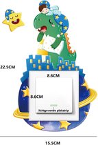 Leuke dinosaurus schakelaar muurstickers/3D stereo schakelaar decoratieve muurstickers/socket stickers