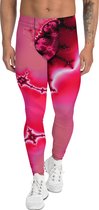 II THE MOON Sport Legging heren goede kwaliteit, wordt per bestelling geprint, gesneden en handgenaaid met uniek origineel printontwerp door Moon @ II The Moon