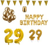 29 jaar Verjaardag Versiering Pakket Goud