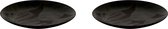Palmer Bord Jungle Aurora 21 cm Groen Bruin Stoneware 2 stuk(s)
