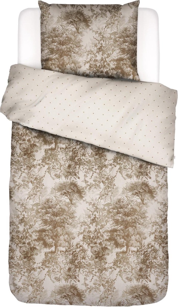ESSENZA Aurelie Dekbedovertrek Vanille - Tweepersoons – 200x200/220 cm