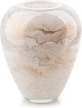 Cristie Vaas Wit Marmer - H21 cm