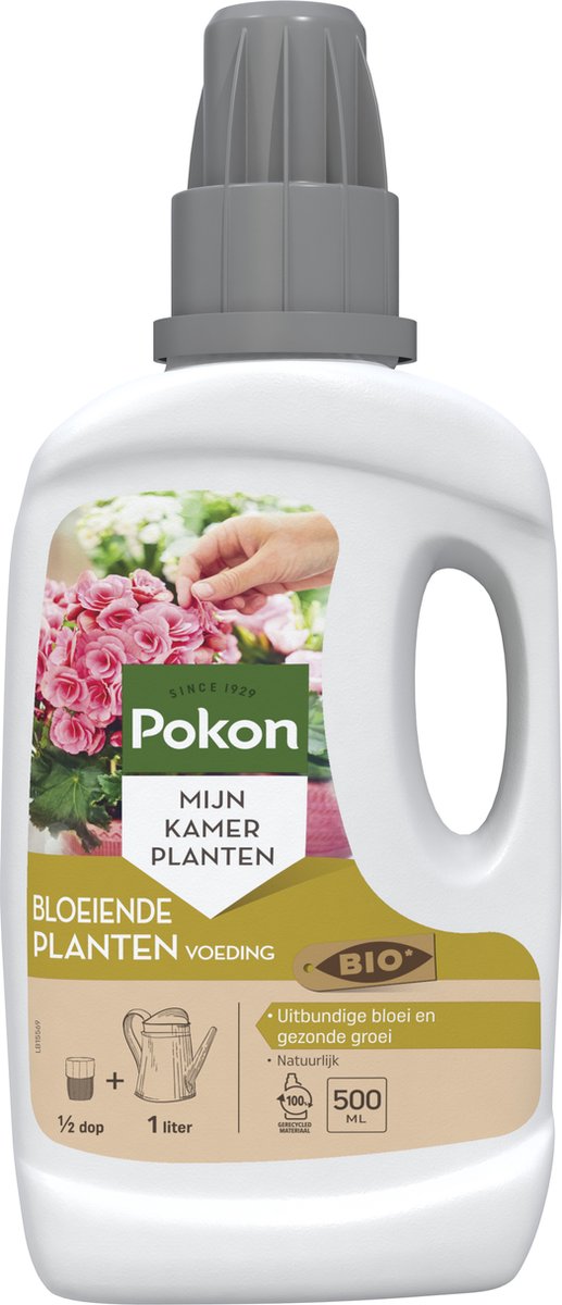 Pokon Bio Bloeiende Planten Voeding - 500ml - Plantenvoeding (bio) - 14ml per 1L water