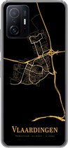 Telefoonhoesje Geschikt voor Xiaomi 11T Pro hoesje - Vlaardingen - Kaart - Goud - Siliconen Telefoonhoesje
