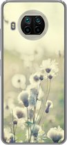 Telefoonhoesje Geschikt voor Xiaomi Mi 10T Lite 5G hoesje - Bloemen - Veld - Wit - Siliconen Telefoonhoesje Telefoonhoesje