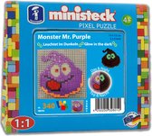 Ministeck GITD Glowmonster Mr. Purple - Travelbox - 340pcs