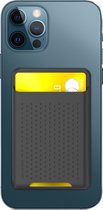SMP® Magsafe Wallet - Kaarthouder - Pasjeshouder - Siliconen - geschikt voor Apple iPhone 12 en 13 - Zwart