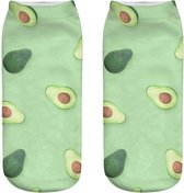 Avocado-Sokken-Lichtgroen-Unisex-Onesize-Socks-Happy-Happy Socks