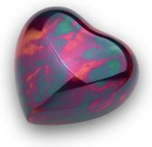Mini Metaal urn hart Raku