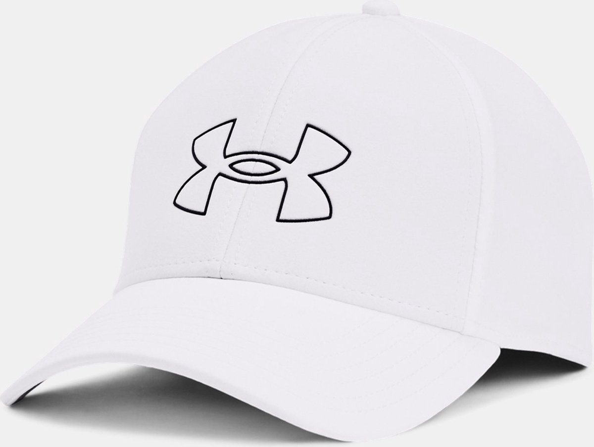 Under Armour Storm Driver Cap - Sportcap Voor Heren - Waterafstotend - Wit - Maat M/L