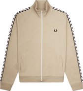 Fred Perry - Taped Track Jacket Beige - Maat XL - Modern-fit