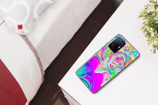 Coque Xiaomi 11 Lite 5G NE - Art - Couleurs - Psychédélique - Coque de téléphone en Siliconen