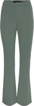 Vero Moda VMAMIRA MR FLARED PANT GA NOOS Dames Broek Laurel Wreath - Maat M x L34