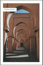 Walljar - Orange Arches - Muurdecoratie - Poster