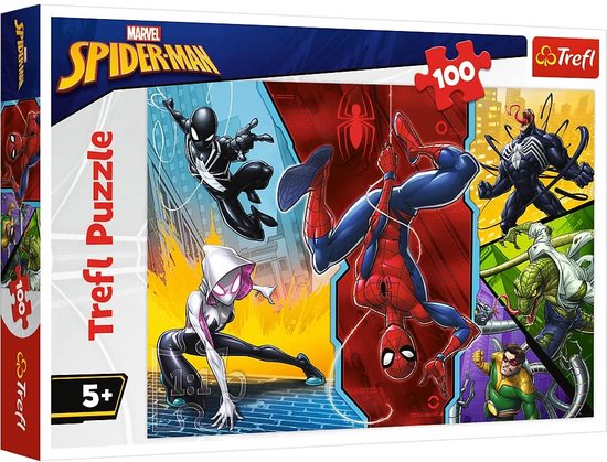Spiderman Puzzel - 100 puzzel stukjes - leeftijd vanaf 5 jaar