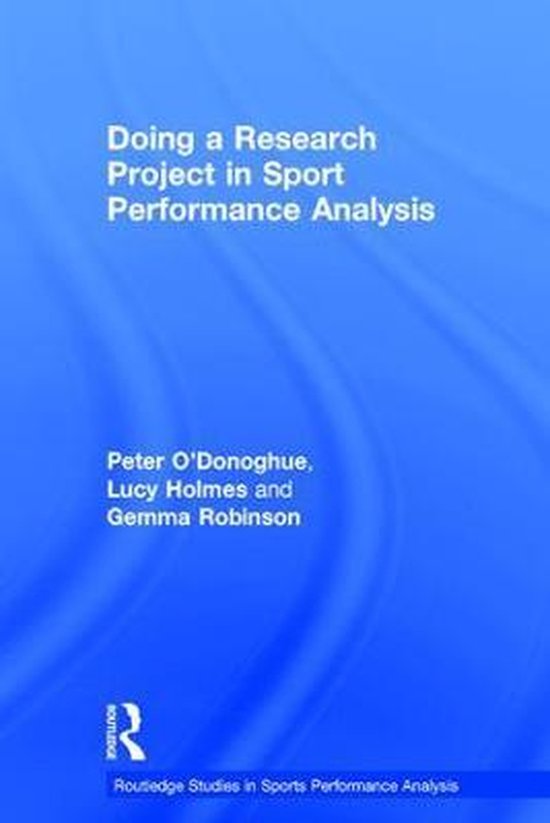 Doing a Research Project in Sport Performance Analysis - cover