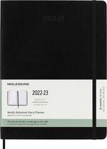 Moleskine 18 Maanden Agenda - 2022/23 - Wekelijks - XL - Zachte Kaft - Zwart