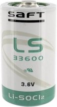 Saft LS33600PP D batterij (mono) D (mono) Lithium 3.6 V 1 stuk(s) 16500 mAh