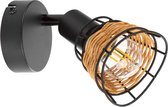 MLK - Plafondlamp - 121 - 1 Licht punt - E14 - 40 Watt - Bruin