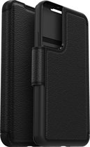 Samsung Galaxy S22 Plus Hoesje - Otterbox - Strada Serie - Echt Leer Bookcase - Zwart - Hoesje Geschikt Voor Samsung Galaxy S22 Plus
