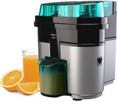 BaseCore® - Citruspers Electrisch - Sinaasappelpers Elektrisch - Citroenpers - Twee Perskegels - Uitneembare Sapkan (500ml) - Antislip Onderkant - Snel en Efficiënt Persen - Zwart