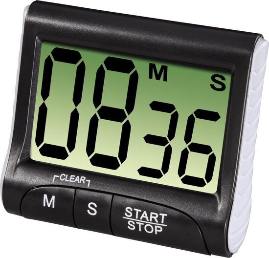 timer countdown zwart