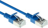 FTP CAT6A Slimline 10 Gigabit Netwerkkabel - CU - 1 meter - Blauw