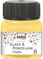 Glasverf - Porseleinverf - Yellow Safran - Extra Mat - Chalky - Kreul - 20ml