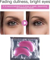 Collageen oogmasker 8 STUKS (4 paar) - gezichtsmaskers verzorging - anti wallen en donkere kringen – eye oog patches pads - Gezichtsverzorging tegen wallen - Eye pads tegen donkere kringen - Hydrogel Roze - eyepads