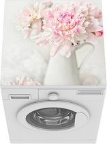 Wasmachine beschermer mat - Karaf - Bloemen - Stilleven - Breedte 60 cm x hoogte 60 cm