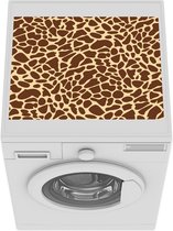 Wasmachine beschermer - Wasmachine mat - Dierenprint - Giraffe - Bruin - 55x45 cm - Droger beschermer